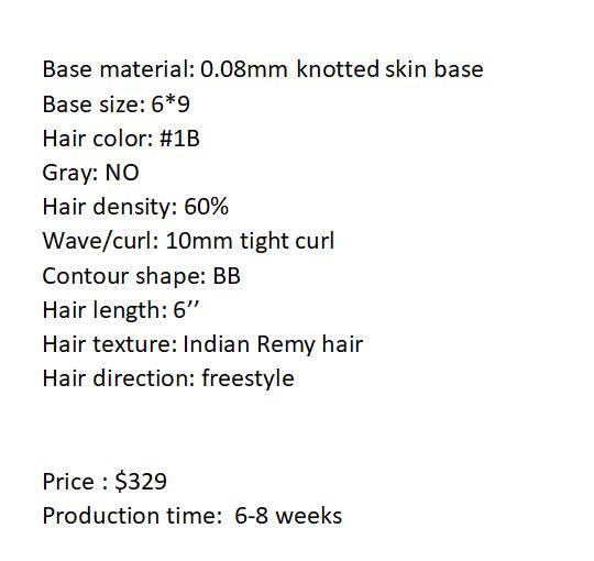 Custom Made Hair System