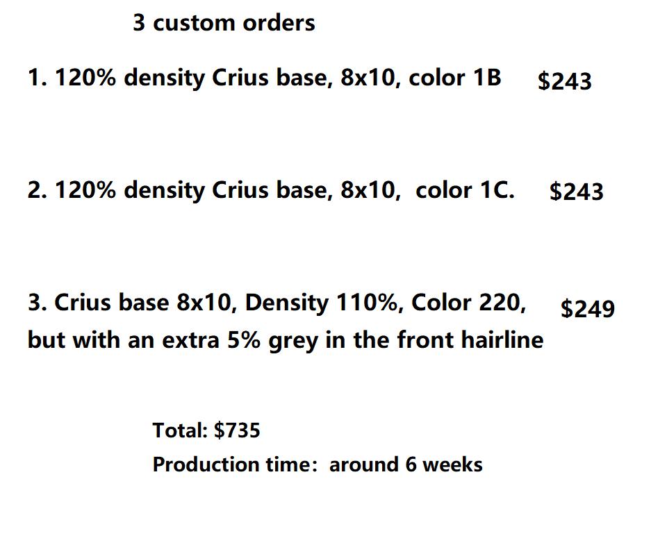 Custom Made Hair System