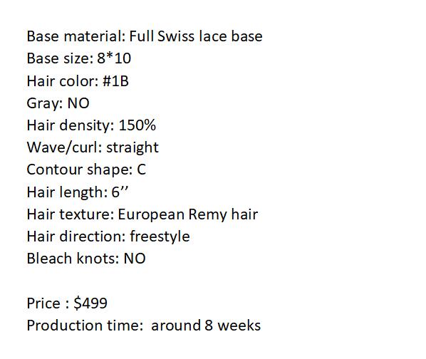 Custom Made Hair System