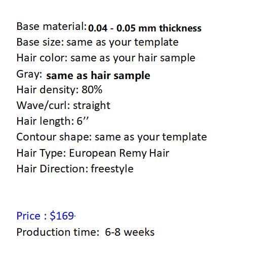 Custom Made Hair System