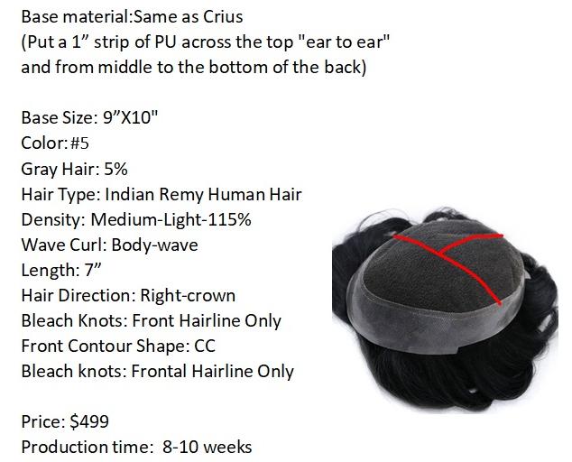 Custom Made Hair system