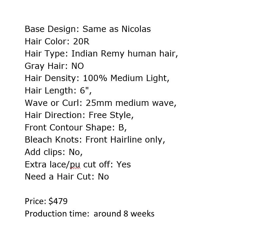 Custom Made Hair System