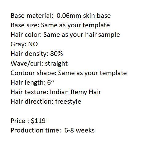 Custom Made Hair System