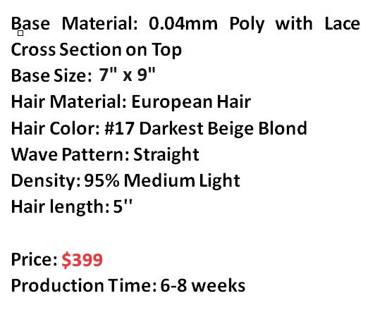 Custom Made Hair system