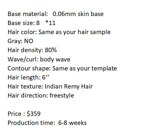 Custom Made Hair System