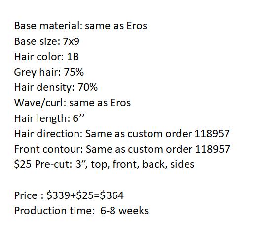 Custom Made Hair System