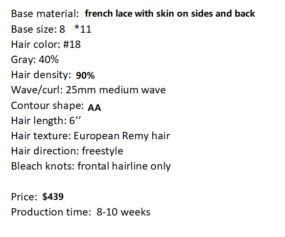 Custom Made Hair System