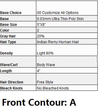 Custom Made Hair System