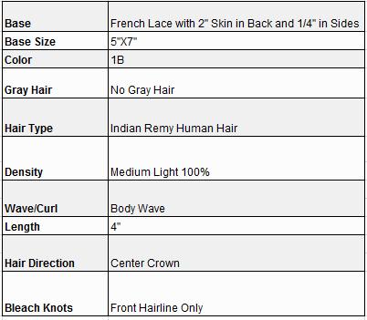 Custom Made Hair System