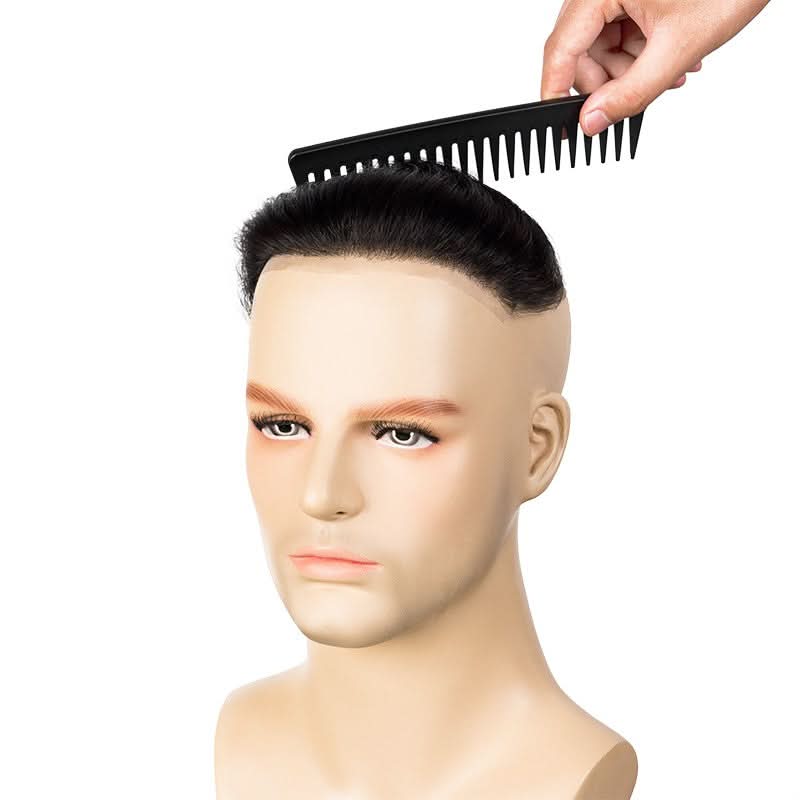 Zeus Men's Frontal Hairpiece Specially Designed to Cover Male Receding Hairline | No Need to Shave Bio Hair