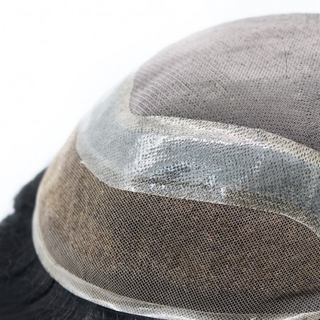 Felix Men's Toupee Hair Pieces | Durable Base with Lace in the Front | Thick Hair Felix Men's Toupee Hair Pieces | Durable Base with Lace in the Front | Thick Hair