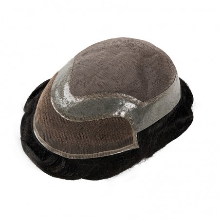 Felix Men's Toupee Hair Pieces | Durable Base with Lace in the Front | Thick Hair Felix Men's Toupee Hair Pieces | Durable Base with Lace in the Front | Thick Hair