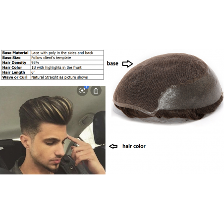 Custom Made Hair System Custom Made Hair System