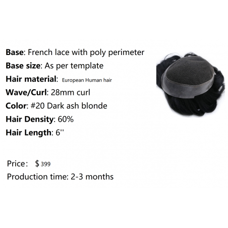 Custom Made Hair System Custom Made Hair System