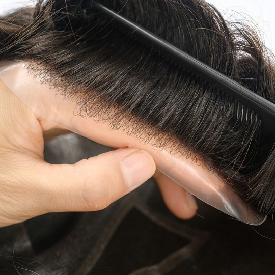 LaVivid Lace Hair System with Poly Around Perimeter and Lace Cross