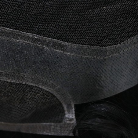 Simois Hair System for Men | Full Lace in Center with 1'' Thin Skin Around and 1/2'' Lace in the Front | Hollywood Style Simois Hair System for Men | Full Lace in Center with 1'' Thin Skin Around and 1/2'' Lace in the Front | Hollywood Style