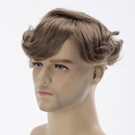 Coeus Mens Hair Replacement Unit |Full Thin Skin Base |Men's Hairstyle for Curly Hair Coeus Mens Hair Replacement Unit |Full Thin Skin Base |Men's Hairstyle for Curly Hair