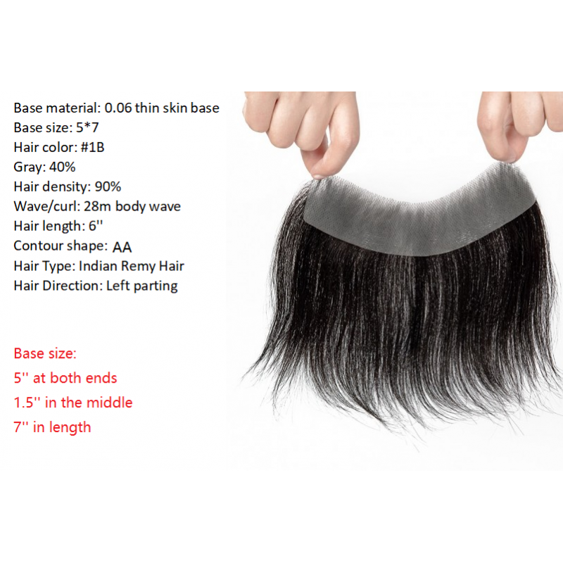 Custom Made Frontal Hair Piece LavividHair