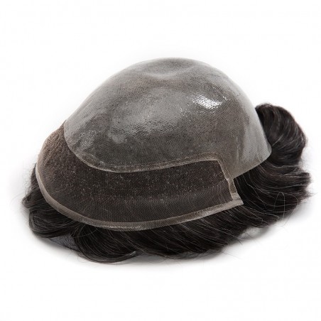 Oceanus Men's Hair System Online | Lace Front with Skin in the Back | Durable Style Oceanus Men's Hair System Online | Lace Front with Skin in the Back | Durable Style