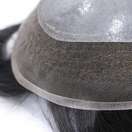 Oceanus Men's Hair System Online | Lace Front with Skin in the Back | Durable Style Oceanus Men's Hair System Online | Lace Front with Skin in the Back | Durable Style