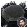 Atlas Men's Real Hair Toupee | Lace in Center with PU Around | Long and Thick Hairstyle for Men Atlas Men's Real Hair Toupee | Lace in Center with PU Around | Long and Thick Hairstyle for Men