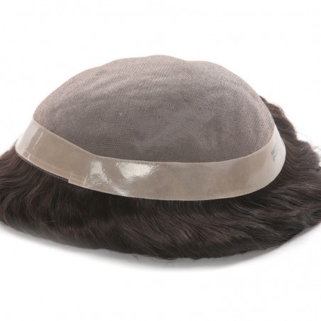 Lapetus Men's Hair Pieces Online | Durable Mono with Poly Coating All Around the Base | Economical Choice Lapetus Men's Hair Pieces Online | Durable Mono with Poly Coating All Around the Base | Economical Choice