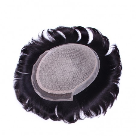 Prometheus Bald Men Hair Pieces Online | Silk Base with Front Lace | luxurious Style Prometheus Bald Men Hair Pieces Online | Silk Base with Front Lace | luxurious Style