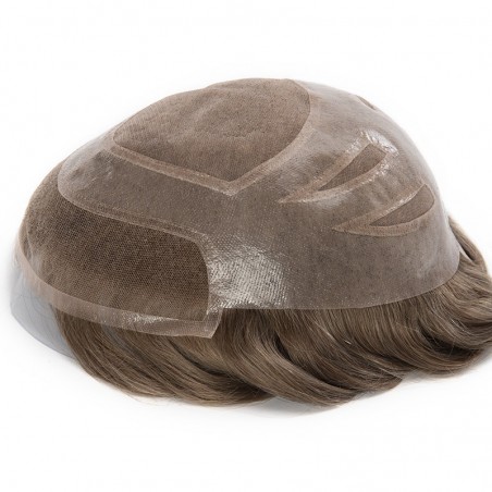 Versalite Men's Hair Pieces for Wedding | Fine Mono with PU Cutaways | Popular Style Versalite Men's Hair Pieces for Wedding | Fine Mono with PU Cutaways | Popular Style