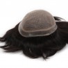 Poseidon Men's Receding Hairline Solution | Deluxe Silk Base with 1'' Thin Skin Around | Straight Hairstyle Poseidon Men's Receding Hairline Solution | Deluxe Silk Base with 1'' Thin Skin Around | Straight Hairstyle