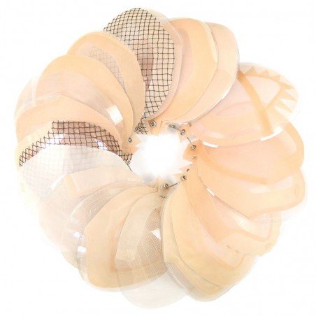 Custom Men's Hair Pieces Base Construction Samples Ring Custom Men's Hair Pieces Base Construction Samples Ring