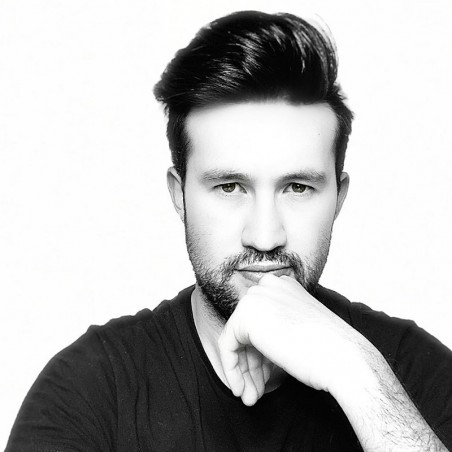 Simois Hair System for Men | Full Lace in Center with 1'' Thin Skin Around and 1/2'' Lace in the Front | Hollywood Style Simois Hair System for Men | Full Lace in Center with 1'' Thin Skin Around and 1/2'' Lace in the Front | Hollywood Style