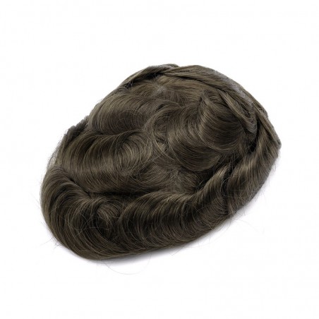 Ares Men's Non Surgical Hair Replacement | French Lace With Skin Around | Best for Daily Wear Ares Men's Non Surgical Hair Replacement | French Lace With Skin Around | Best for Daily Wear