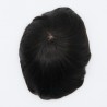 Poseidon Men's Receding Hairline Solution | Deluxe Silk Base with 1'' Thin Skin Around | Straight Hairstyle