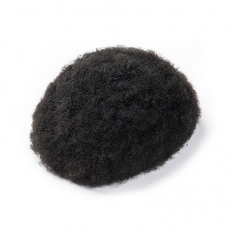 Nolan Afro Toupee for Men in 6mm Rod Size Curl | French Lace and Poly Base | Indian Human Hair Nolan Afro Toupee for Men in 6mm Rod Size Curl | French Lace and Poly Base | Indian Human Hair