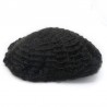 Niles African American Toupee for Black Men in 8mm Rod Size Curl | Short Curly Human Hair Niles African American Toupee for Black Men in 8mm Rod Size Curl | Short Curly Human Hair