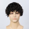 Adam Men Curly Hair Toupee 20mm Rod Size Curl | High End Hair Look Adam Men Curly Hair Toupee 20mm Rod Size Curl | High End Hair Look