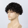 Adam Men Curly Hair Toupee 20mm Rod Size Curl | High End Hair Look Adam Men Curly Hair Toupee 20mm Rod Size Curl | High End Hair Look