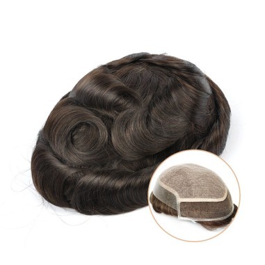 Tyler | Hair System for Men | Unmatched Natural Scalp Appearance | Long-lasting In ASH4 Color