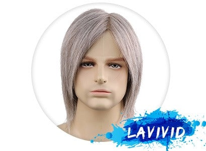 LaVivid Men’s Gray Wig - Jayden