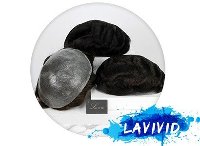 LaVivid Louis C-through Bio Skin Men's Hair System