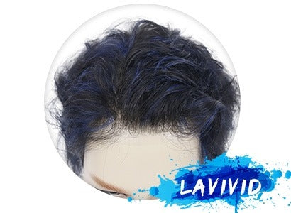 Electric Blue Highlights on Black Hair: A Bold New Trend