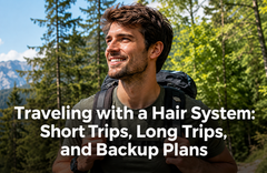 Traveling with a Hair System: Short Trips, Long Trips, and Backup Plans