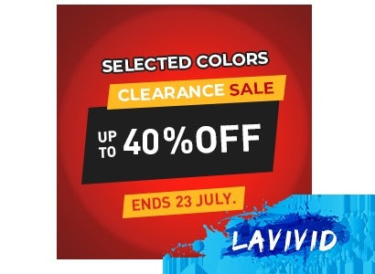 The LaVivid Clearance Sale is back! Get amazing deals on a few colors in select products!