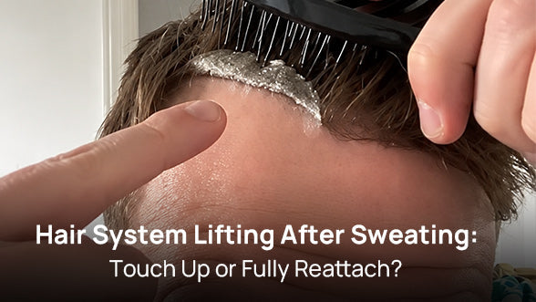 LaVivid Hair System Lifting After Sweating Touch Up or Fully Reattach