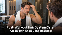 Post-Workout Hair System Care: Clean, Dry, Check, and Reassess