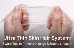 Ultra Thin Skin Hair System: 7 Care Tips to Prevent Damage & Extend Lifespan