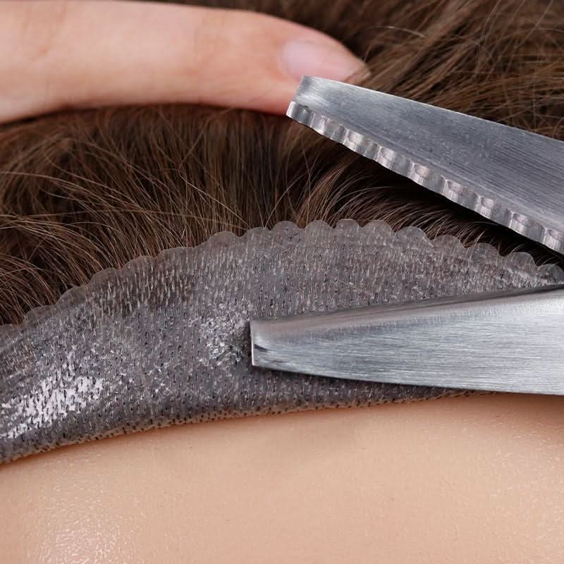 Typhon | 0.04–0.06 mm Thin Skin Base | Pre-cut Scalloped Natural Hairline