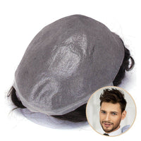 Upgrade Mirage | Toupee for Men | 0.04-0.06mm Full Super Thin Skin Base | Celebrities Choice