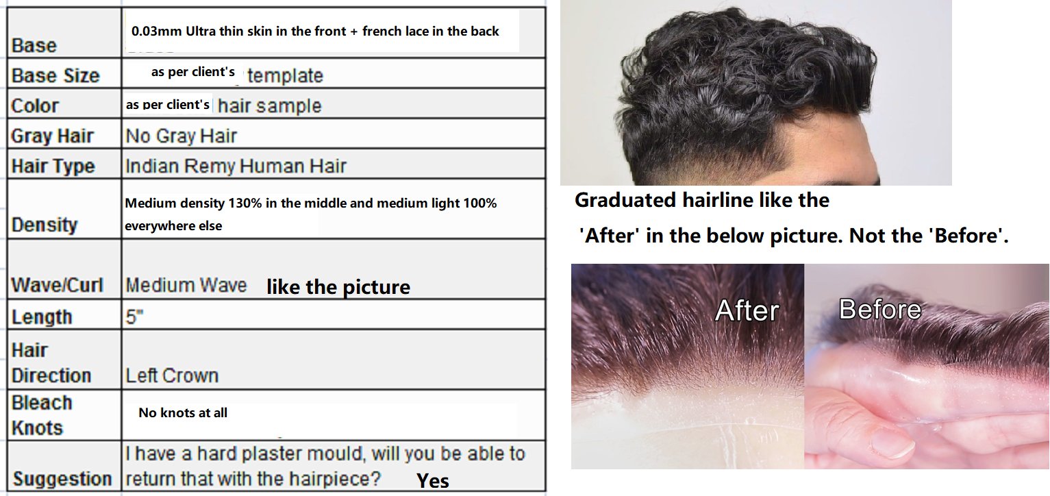 Custom Made Hair System
