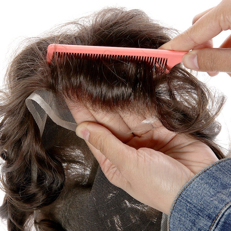 Helios Hair System for Bald Men |Full Swiss Lace Base |Best for Summer